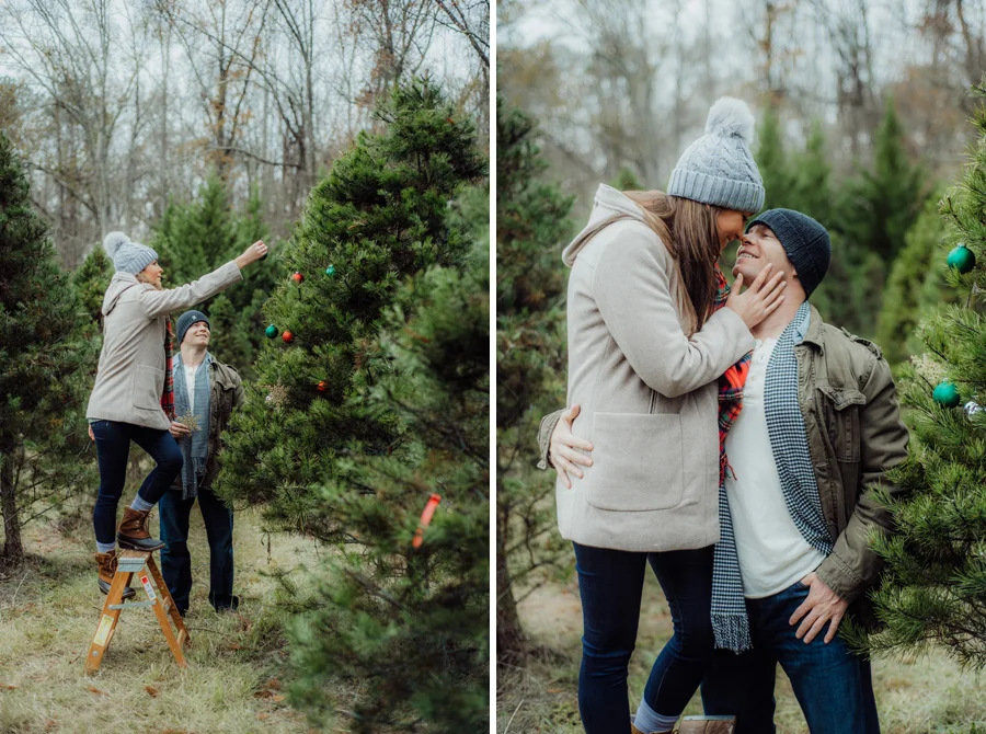 KrisandraEvans.com | Atlanta Engagement Photographer | Minters Christmas Tree Farm