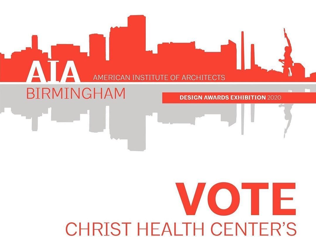 VOTE TODAY! @aiabirmingham is hosting a People&rsquo;s Choice Award and the @birchfieldpenuel design for @christhealthcenter that we built is in the running! What a great work the Live Oaks Clinic is doing during this unprecedented time! The link to 