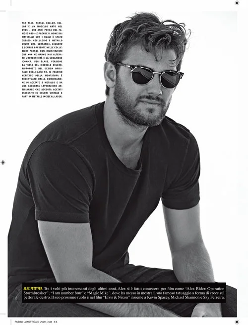 alex pettyfer for l'uomo vogue
