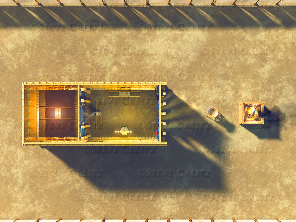 Sanctuary Top View Hd Creitz Illustration Studio