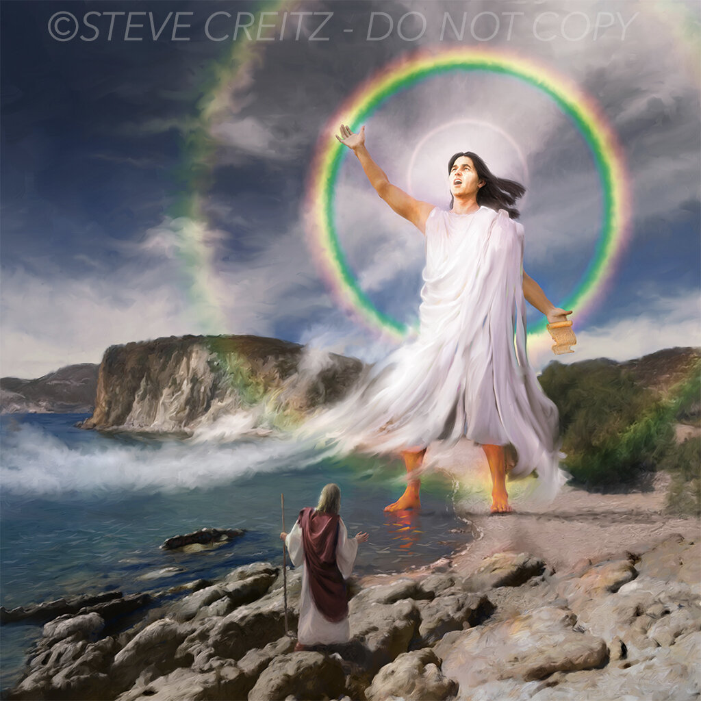 Angel with Little Scroll HD