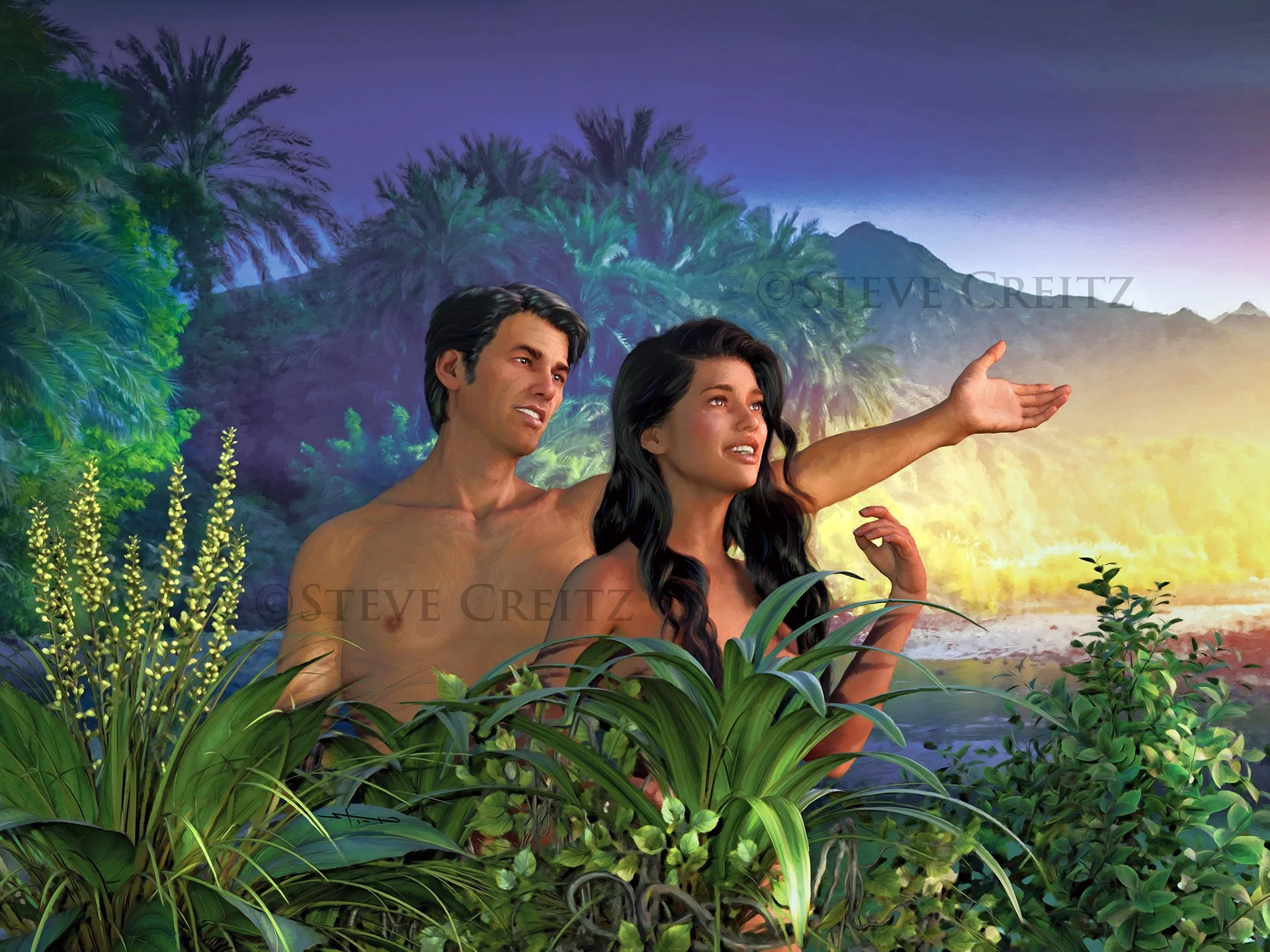 Adam and Eve HD — Creitz Illustration Studio