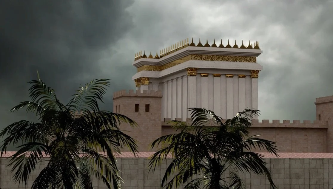 Jerusalem Temple from Golgotha - Loopable HD ANIMATION