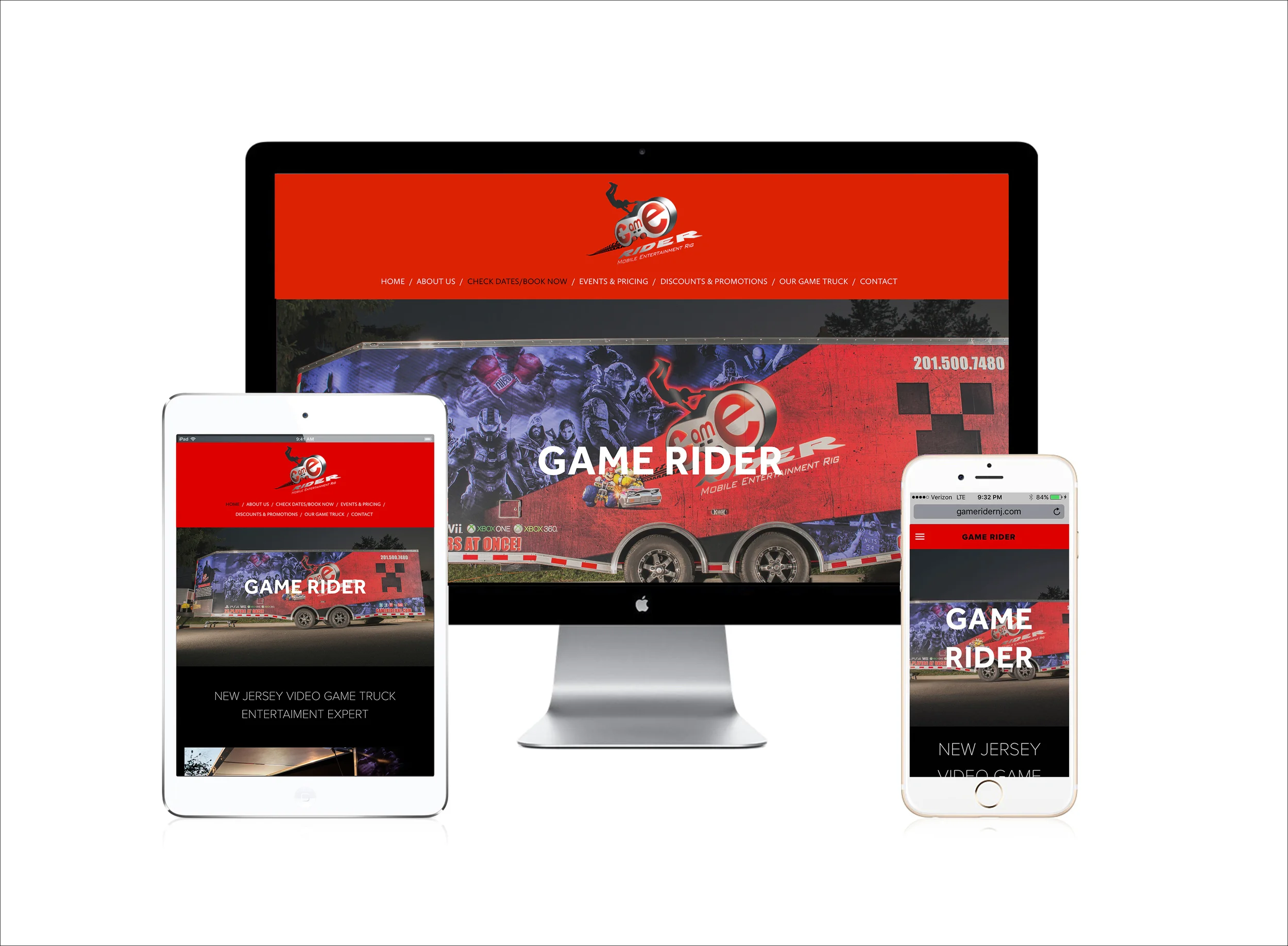 GAME RIDER NJ