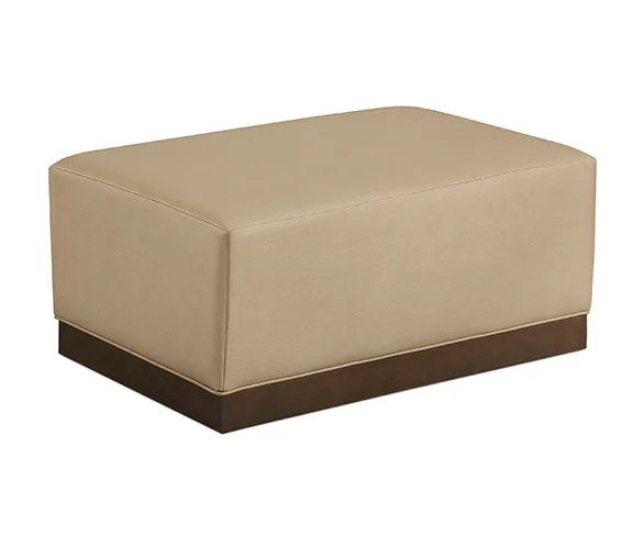 OTTOMAN 8702 WOOD BASE