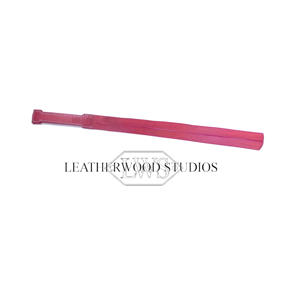Tawse in Petal Pink Leather by LeatherWood Studios