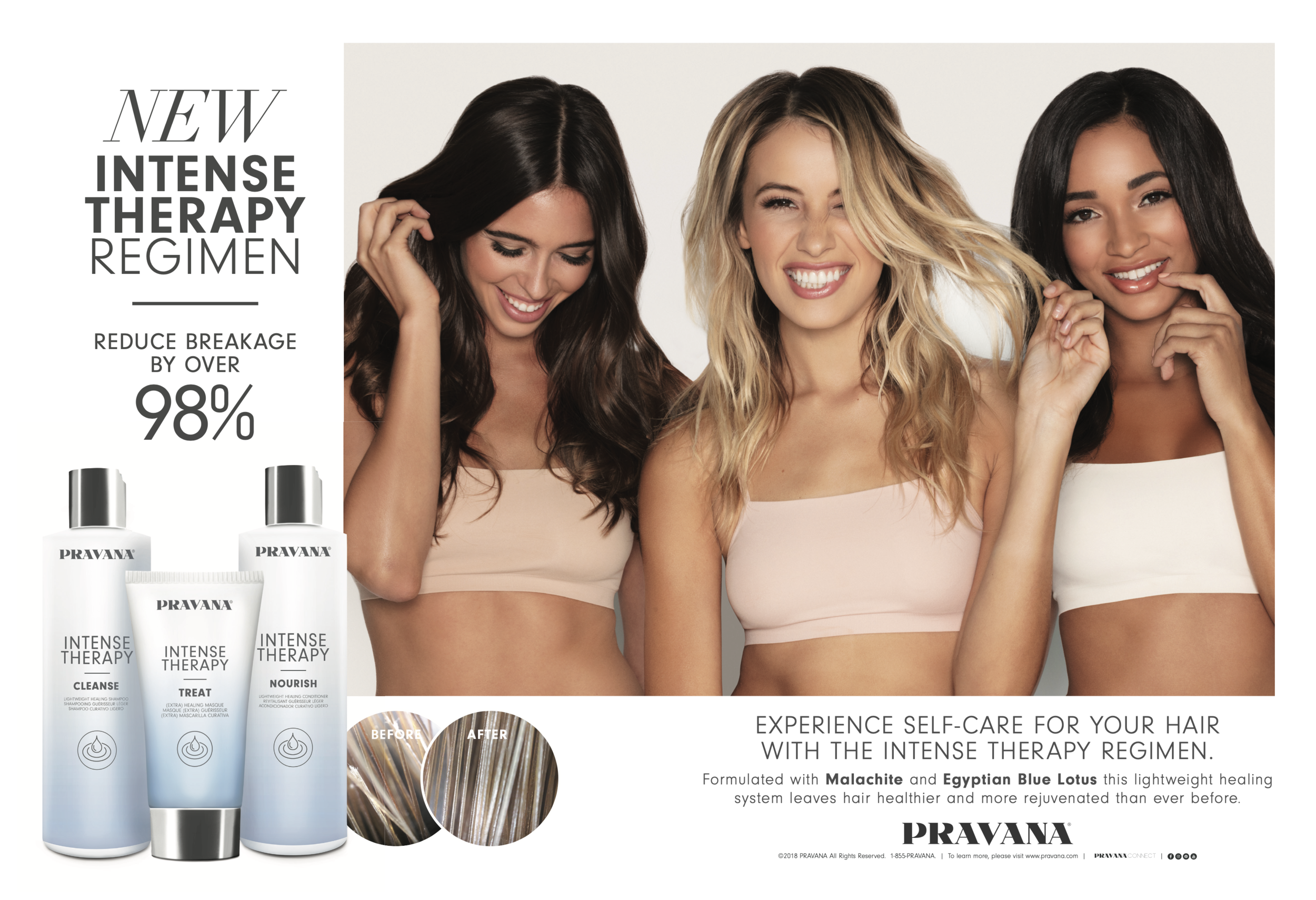 New Product Launch Print Ad Spread