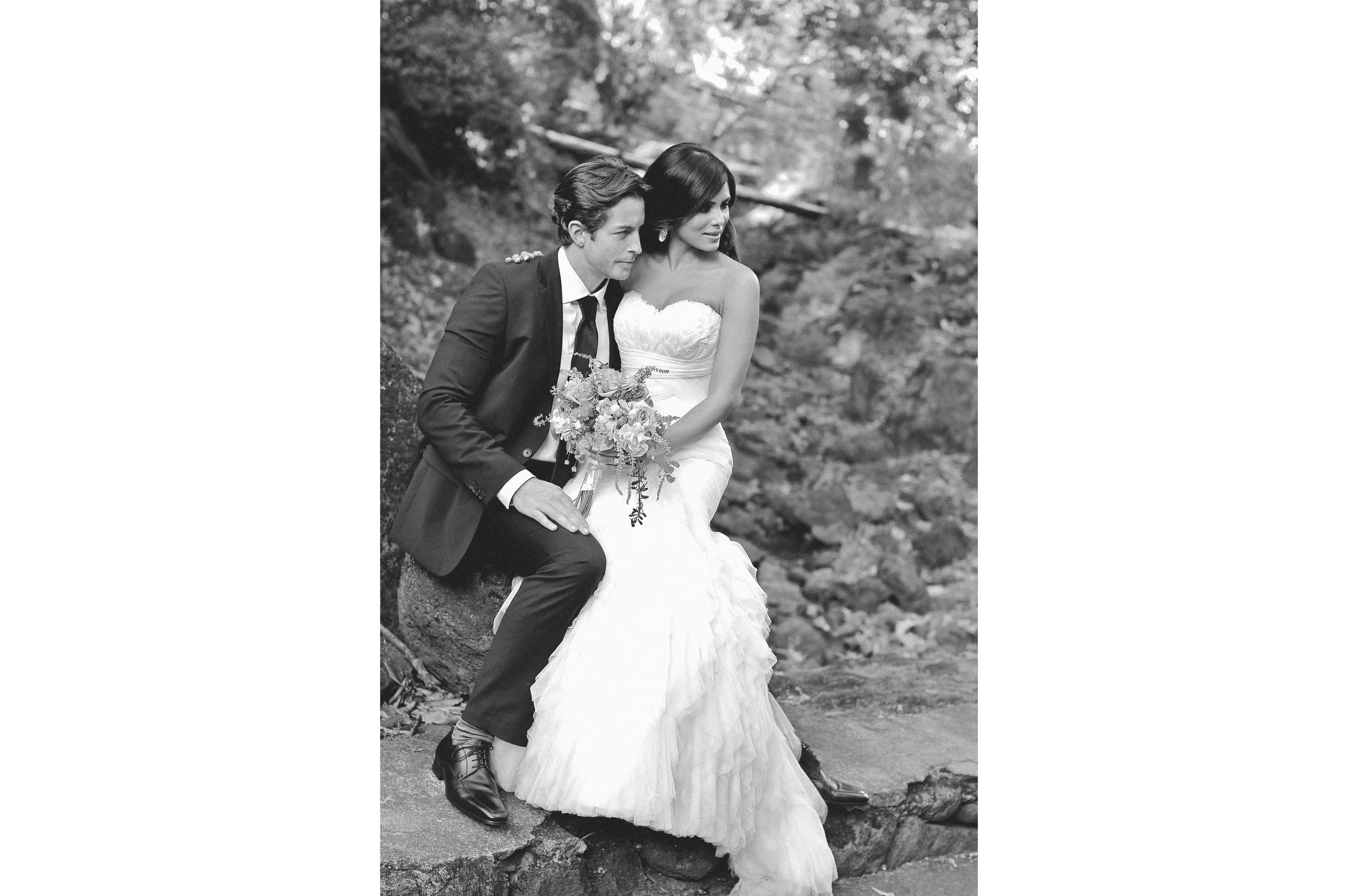 Bride and Groom Waimea valley