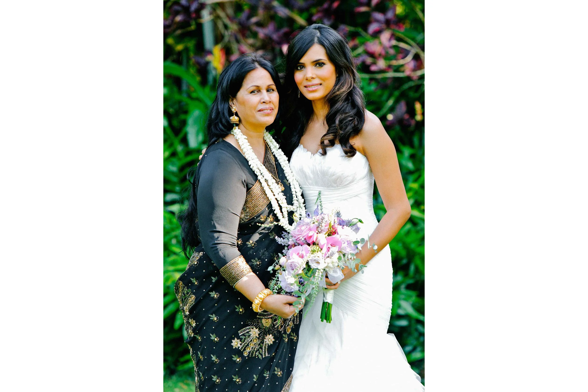 Portrait of Bride and Mother