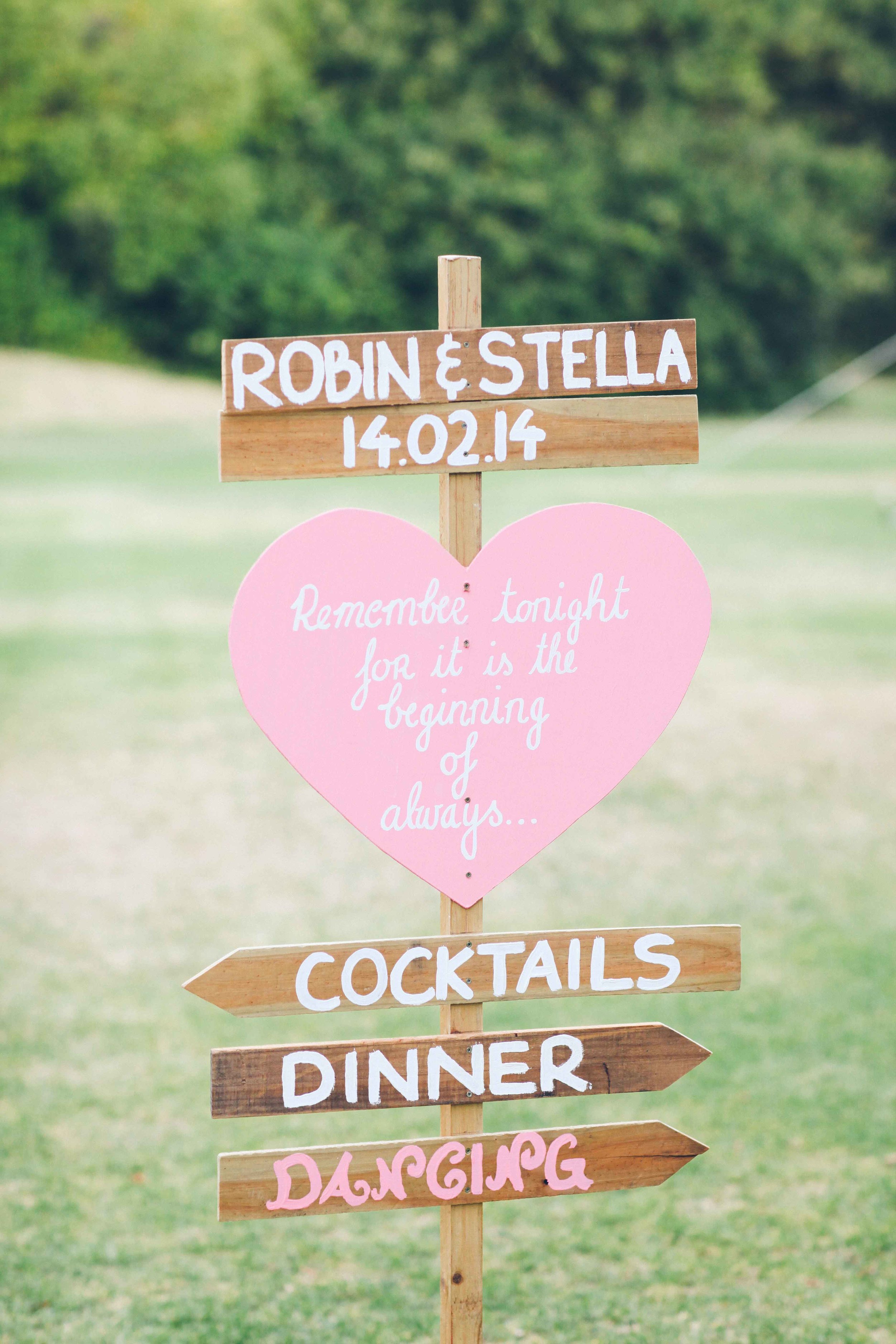 Wedding Photography Handmade Wedding Sign