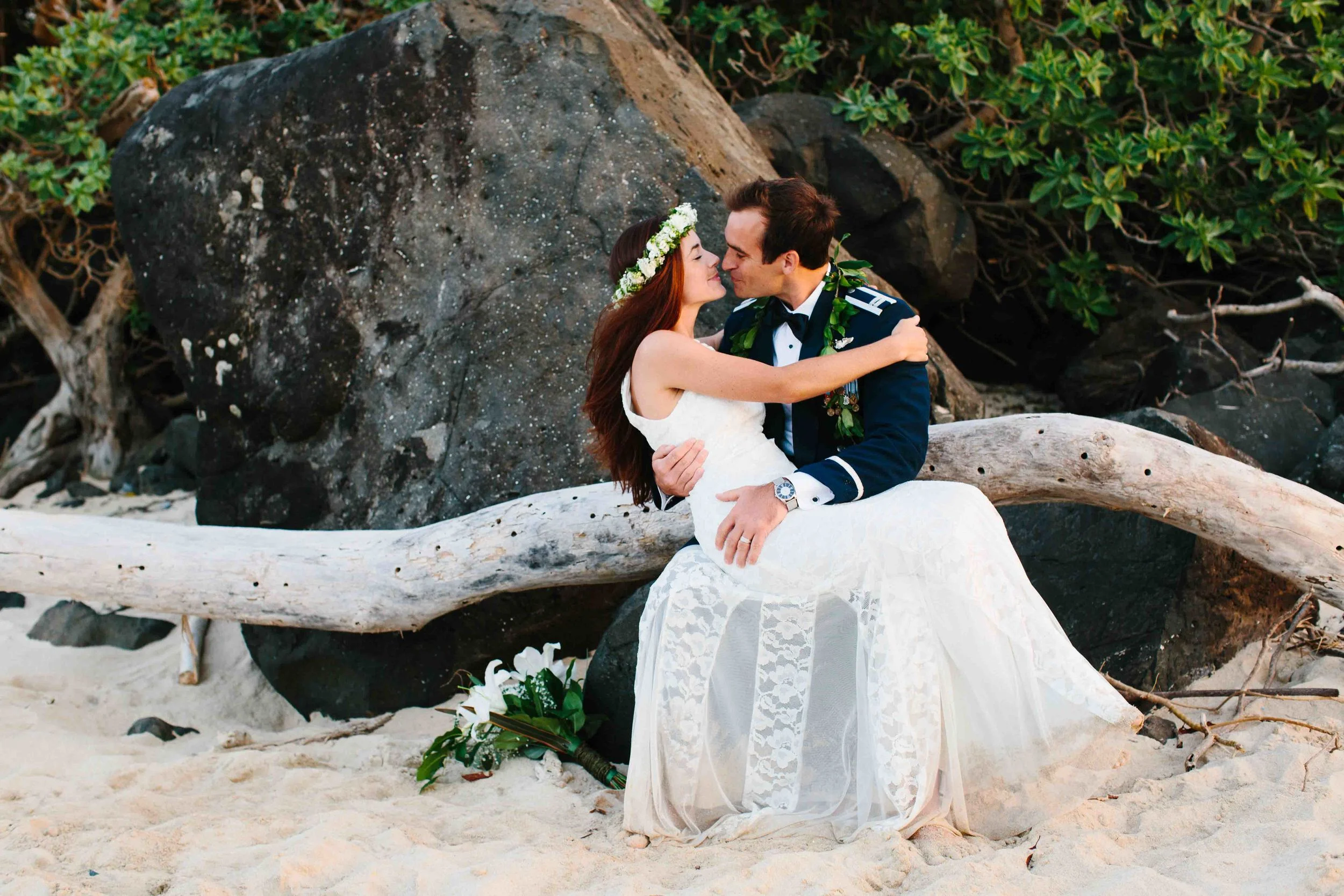 Kaneohe Beach Wedding