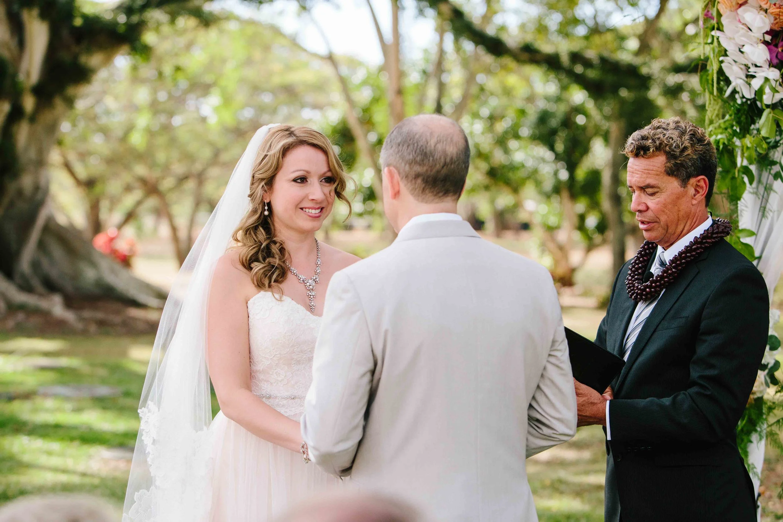 Bride at her Wedding Ceremony
