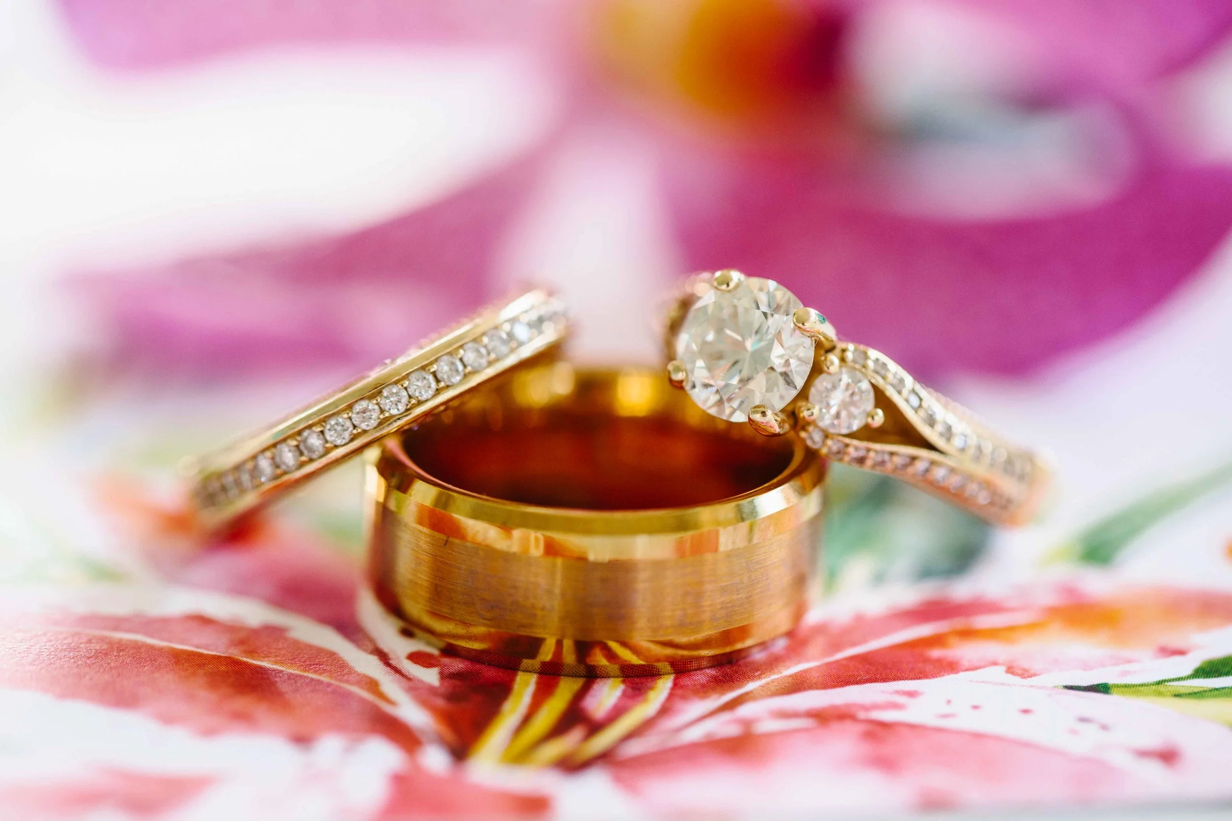 Gorgeous Gold Hawaii Engagement Rings