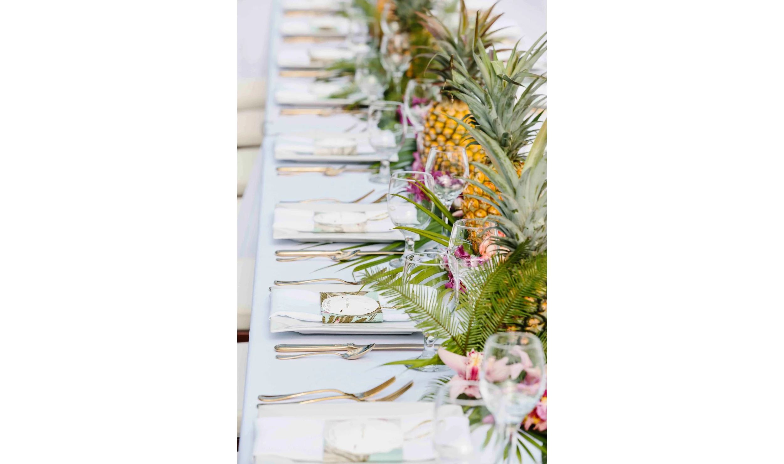 Tropical Dinner Reception