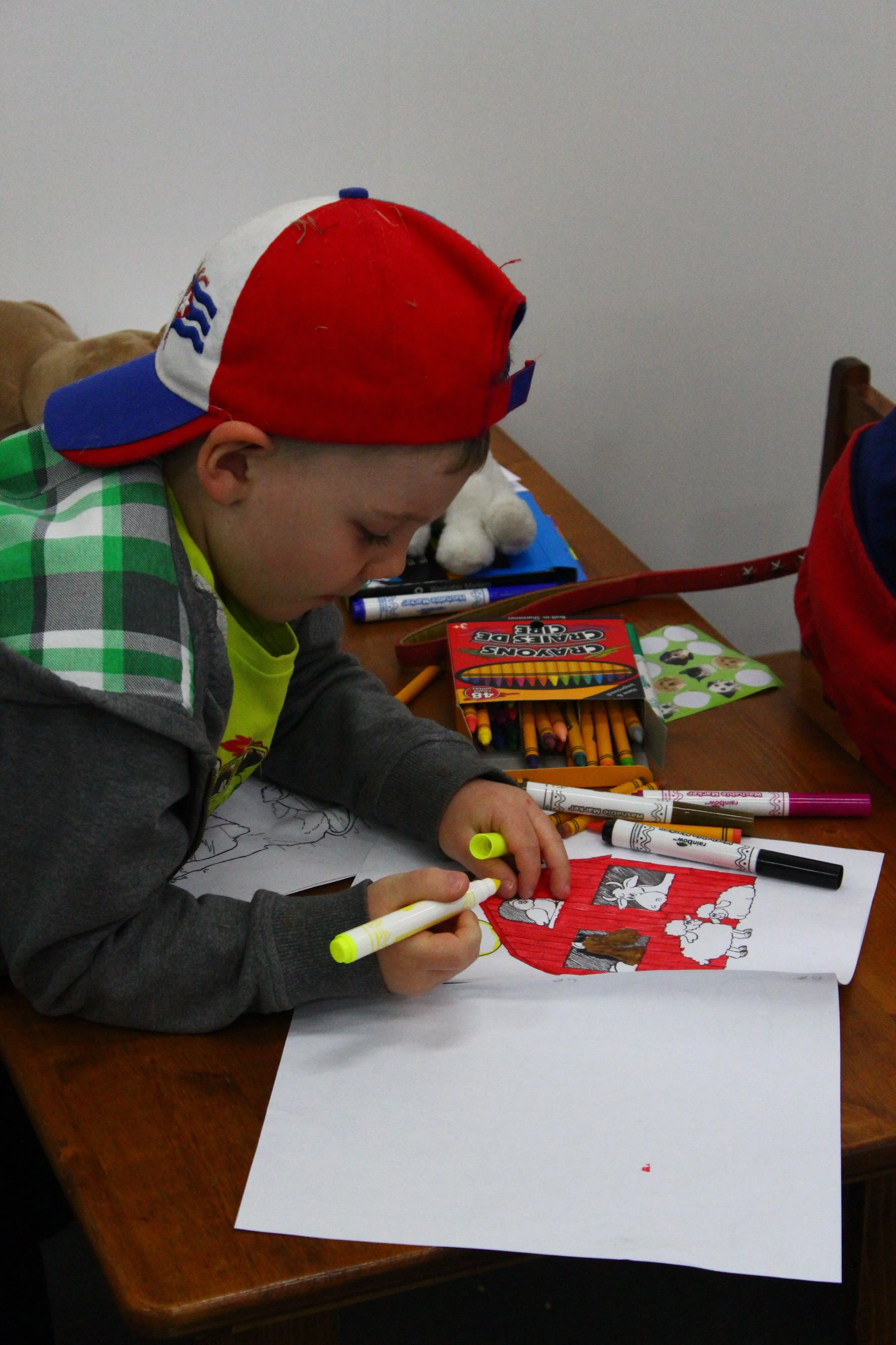 Colouring Fun at Our Kids Corner