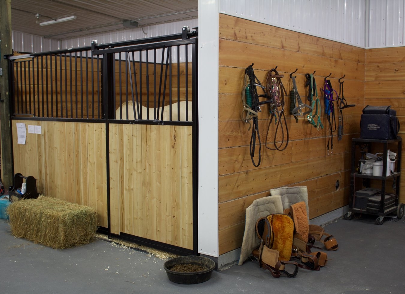 Horse Stalls & Tack Area
