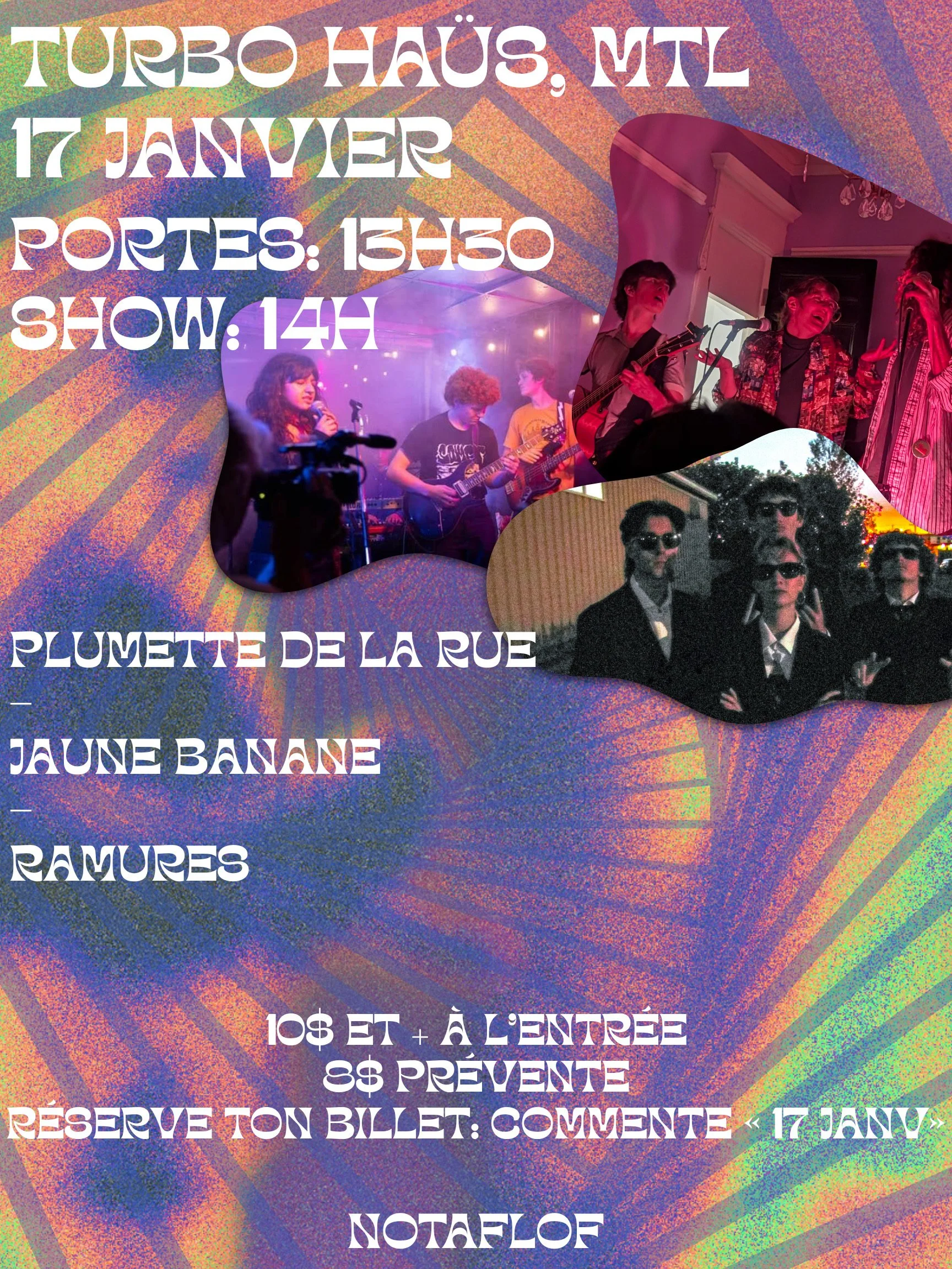 Plumette de la rue + Juane Banane + Ramures