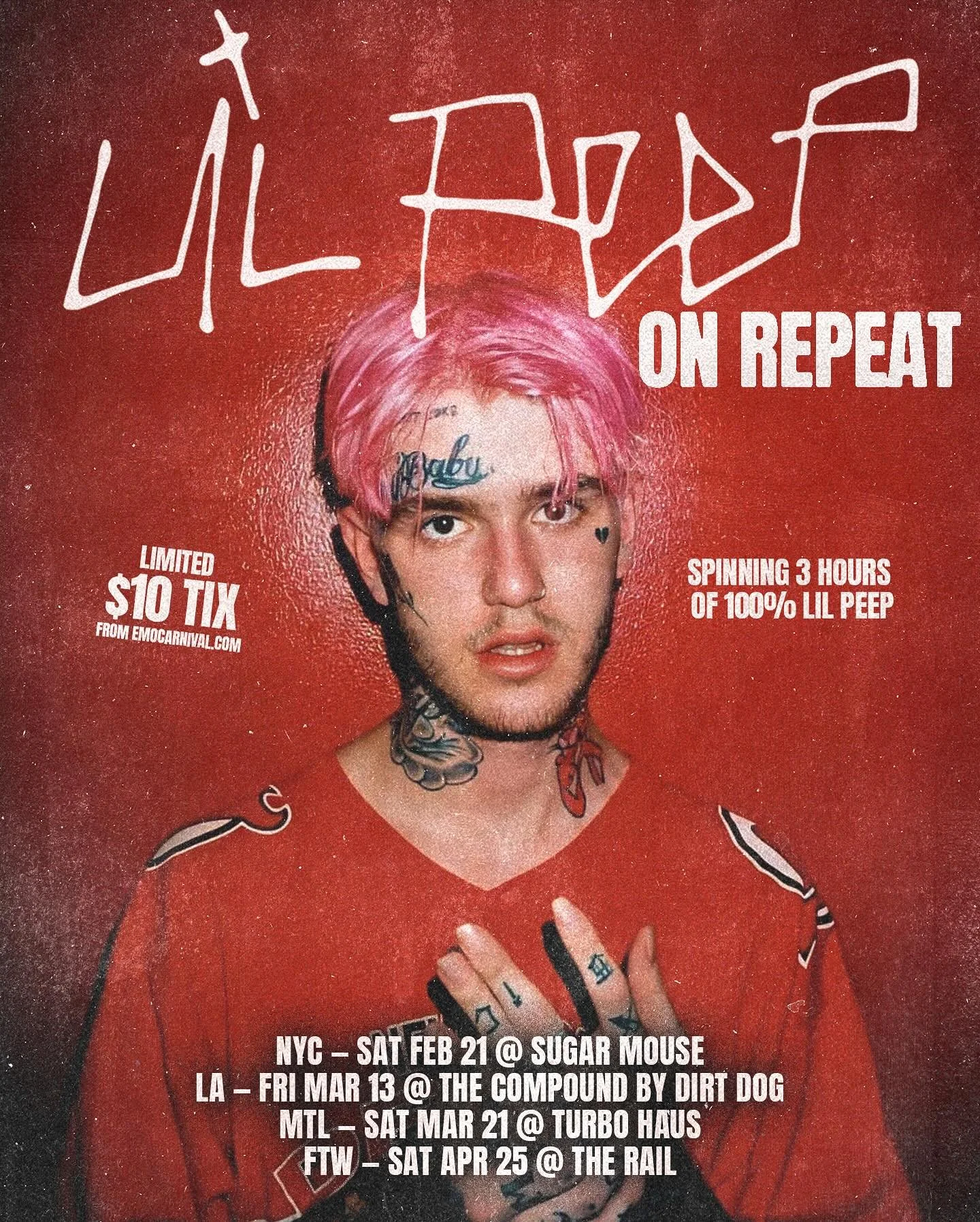Emo Carnival presents: LIL PEEP ON REPEAT
