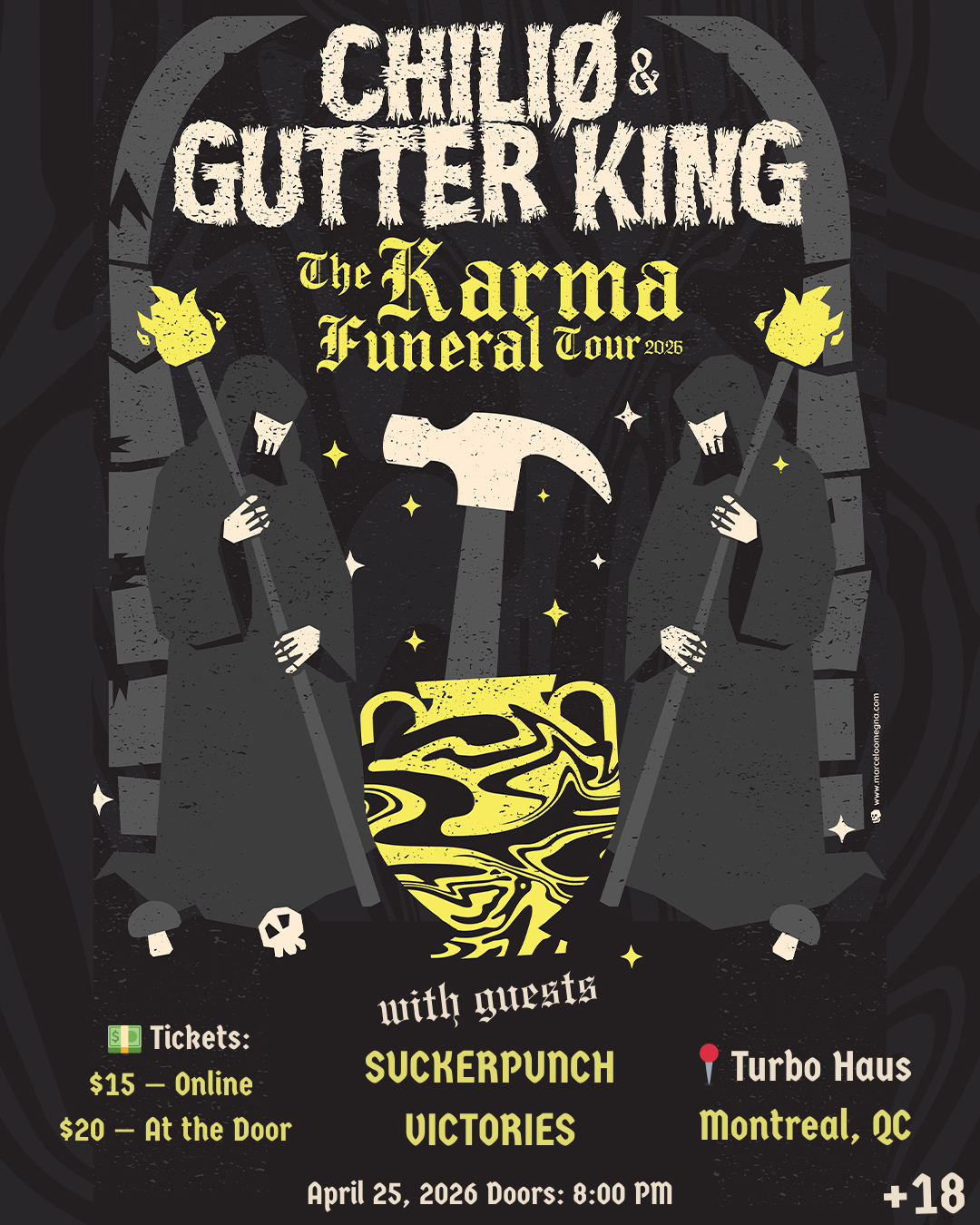 CHILIØ + GUTTER KING + SUCKERPUNCH + VICTORIES