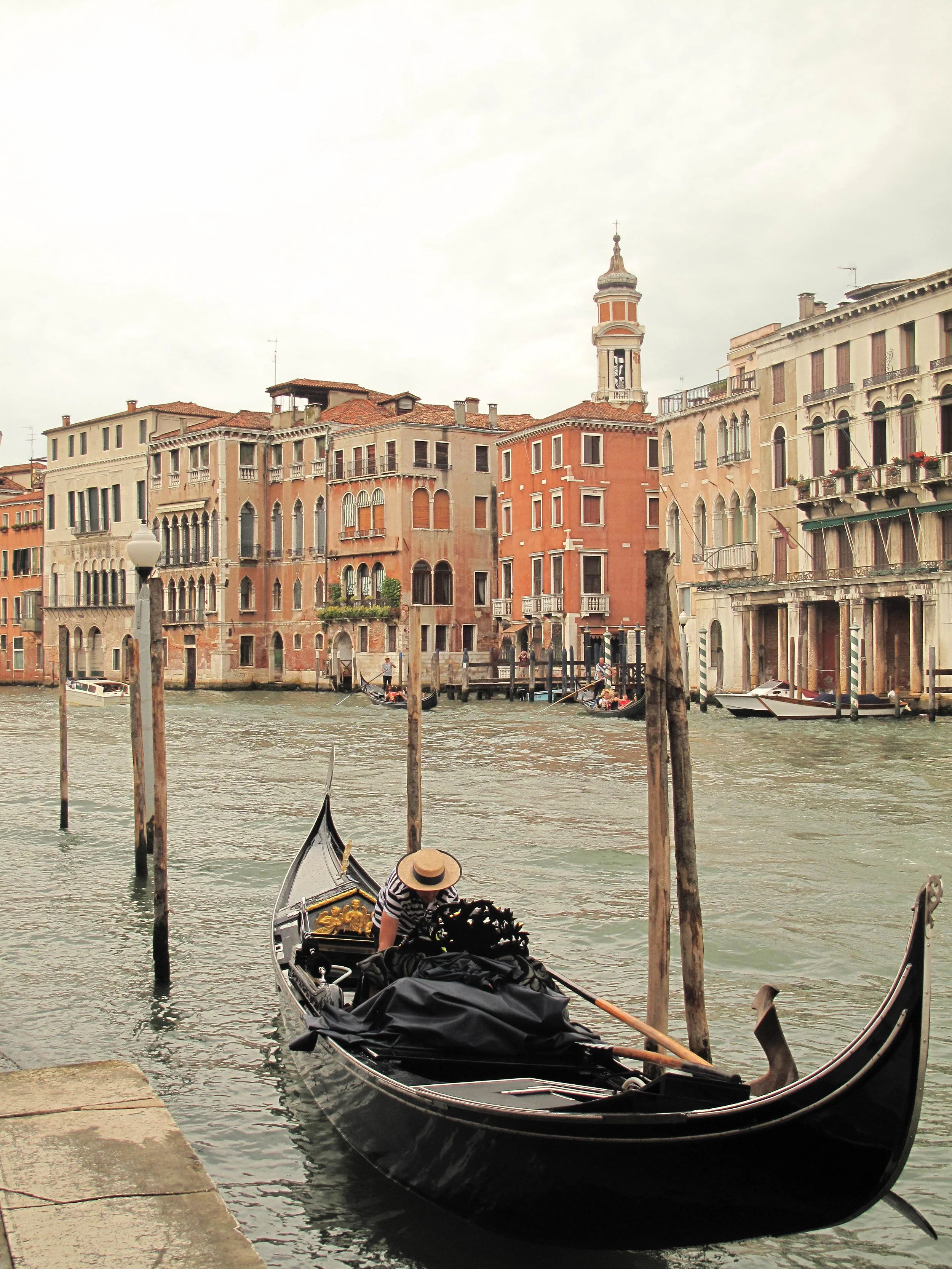Couldn't go on a gondola ride in Venice, because I'd throw up