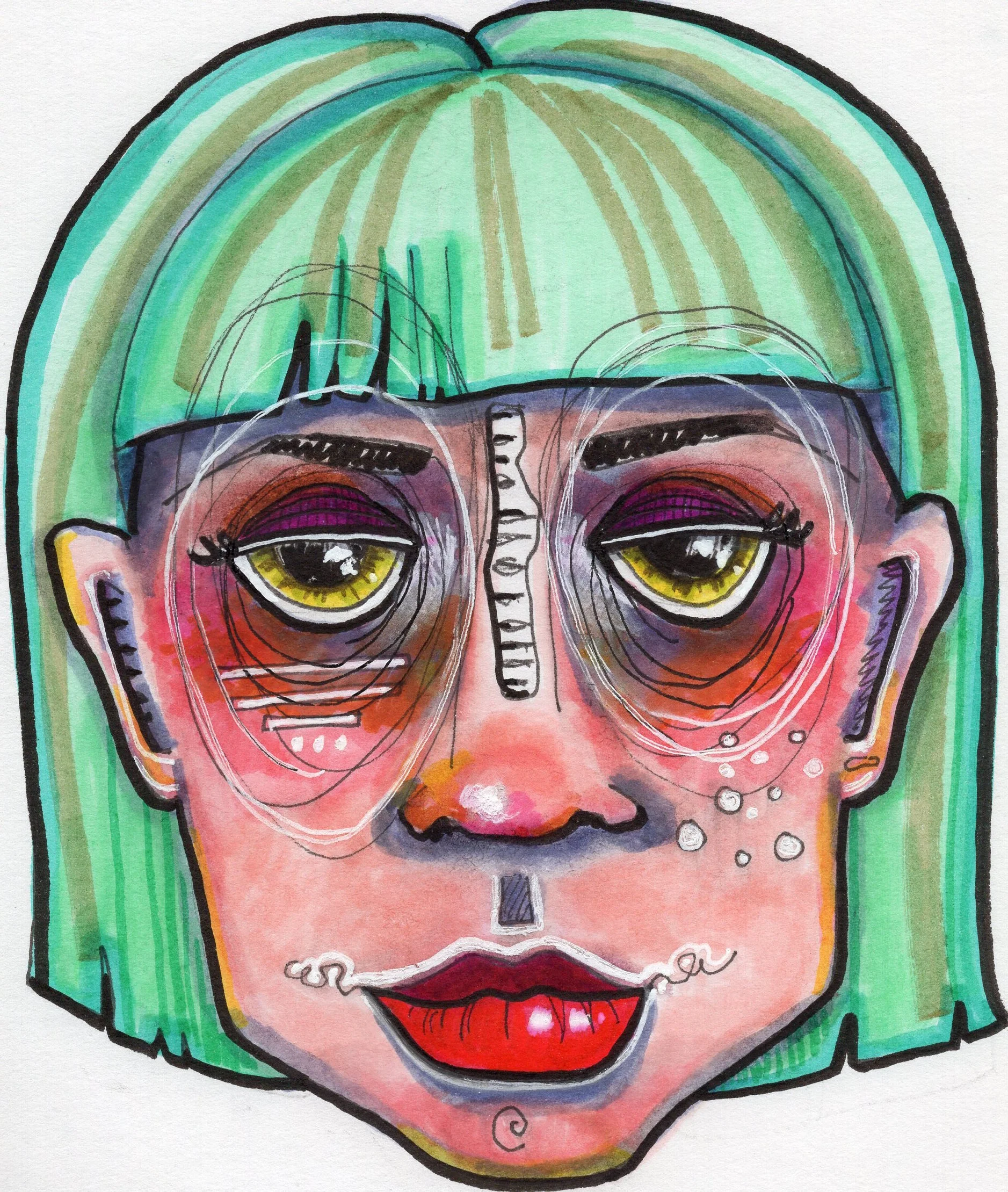 She Was Not Amused, Inspired by Deb Weiers