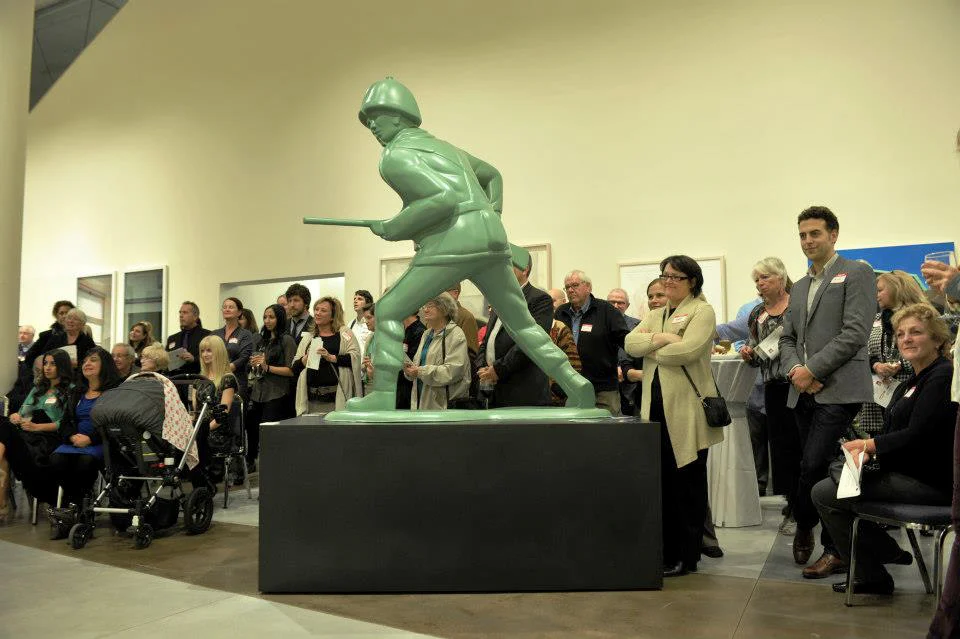 Inside the North Vancouver’s Gordon Smith Gallery of Canadian Art.
