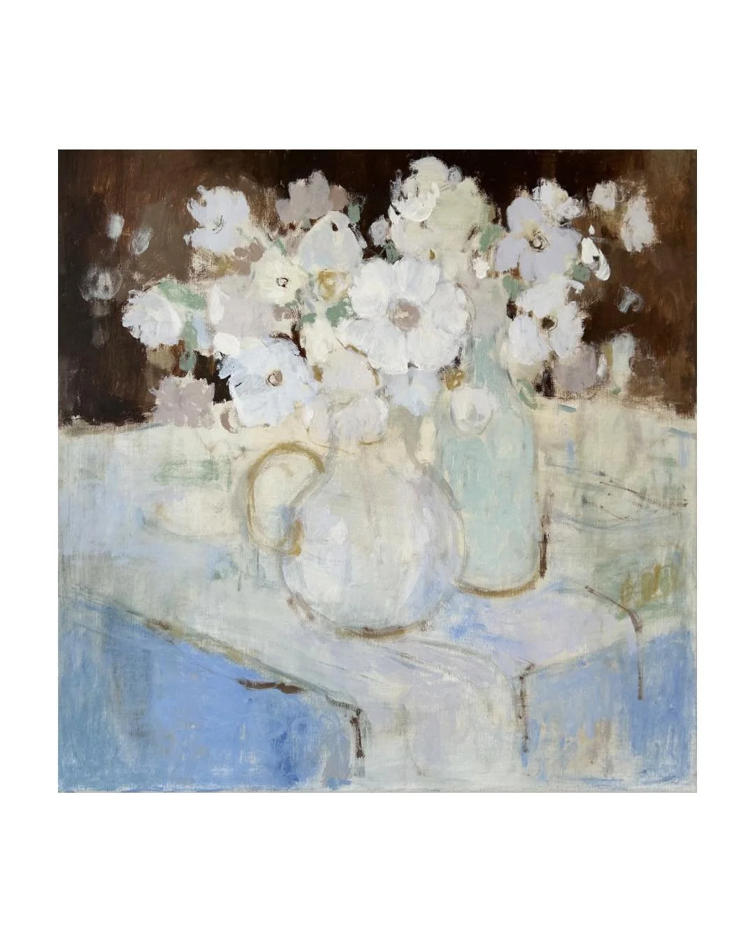 &lsquo;Anemone - &lsquo;harmony white&rsquo; 
Oil on linen
18x18&rdquo;
&pound;350 

#fineartist #modernbritishart #wallart #pleinairpainting #flowerpainting #stilllifepainting #interiordesigns #stilllifepaintingart #whiteflowers #oilpaints #bouquet