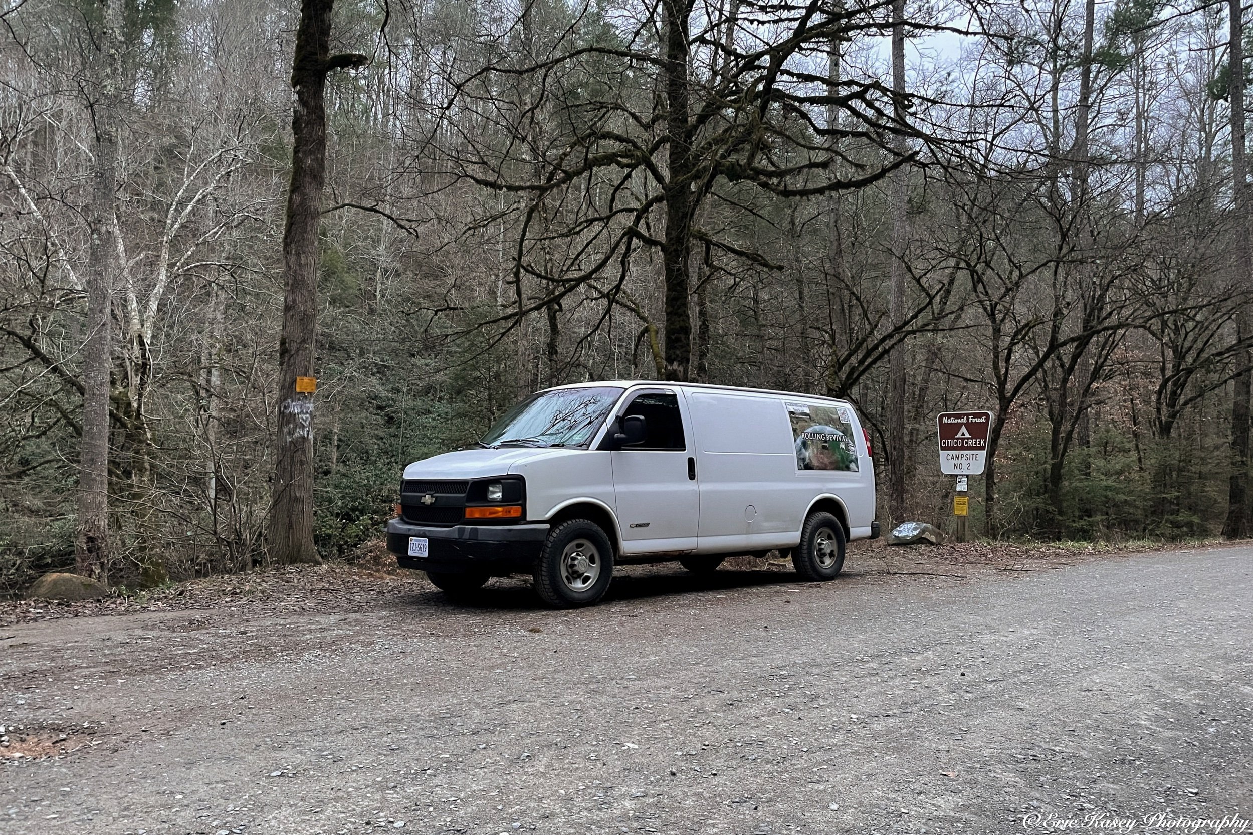 My Adventure Express Van at Citico Creek Campsite #2 on January 13th, 2022.jpeg