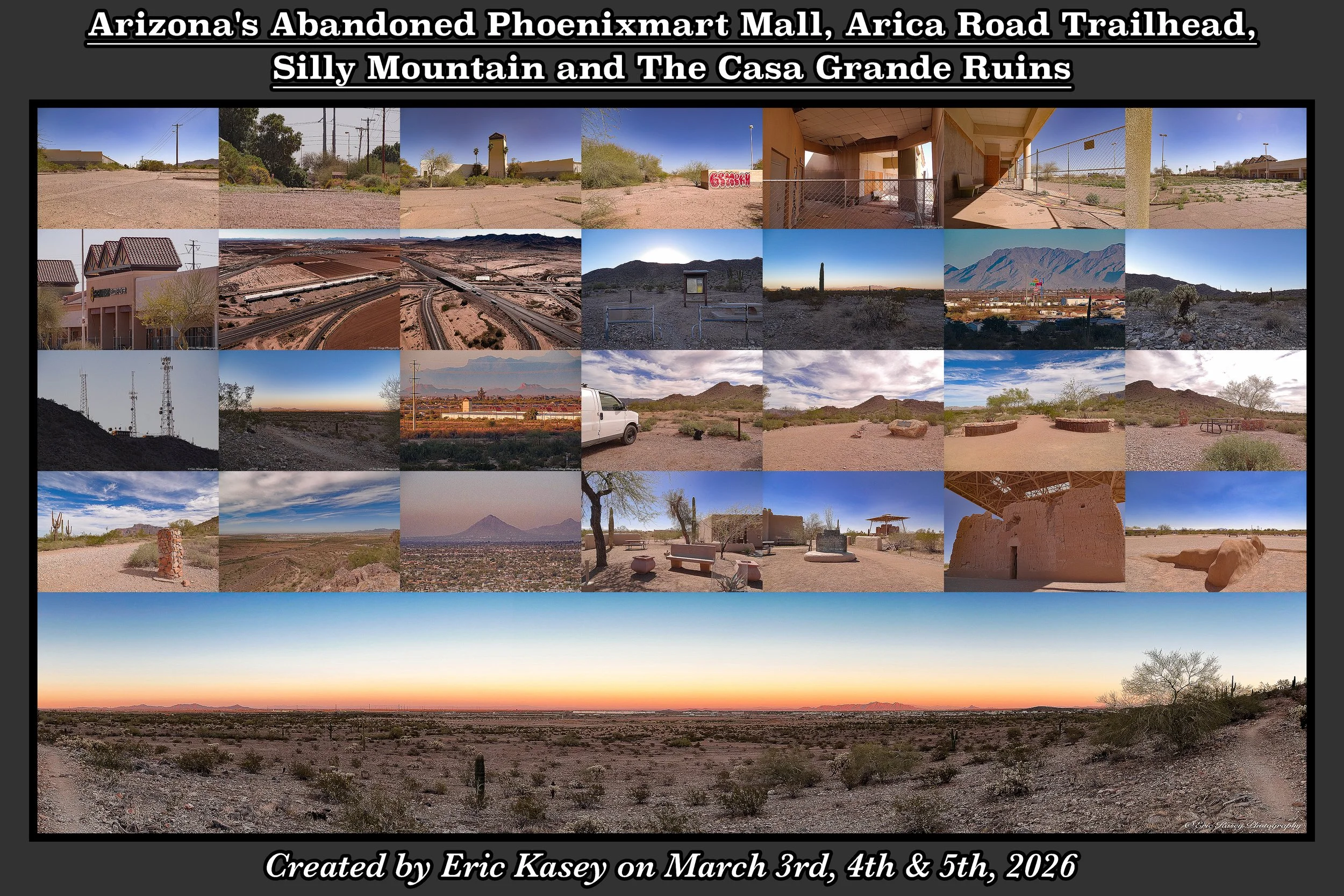 39 - Arizona's Abandoned Phoenixmart Mall, Arica Road Trailhead, Silly Mountain and The Casa Grande Ruins.jpg