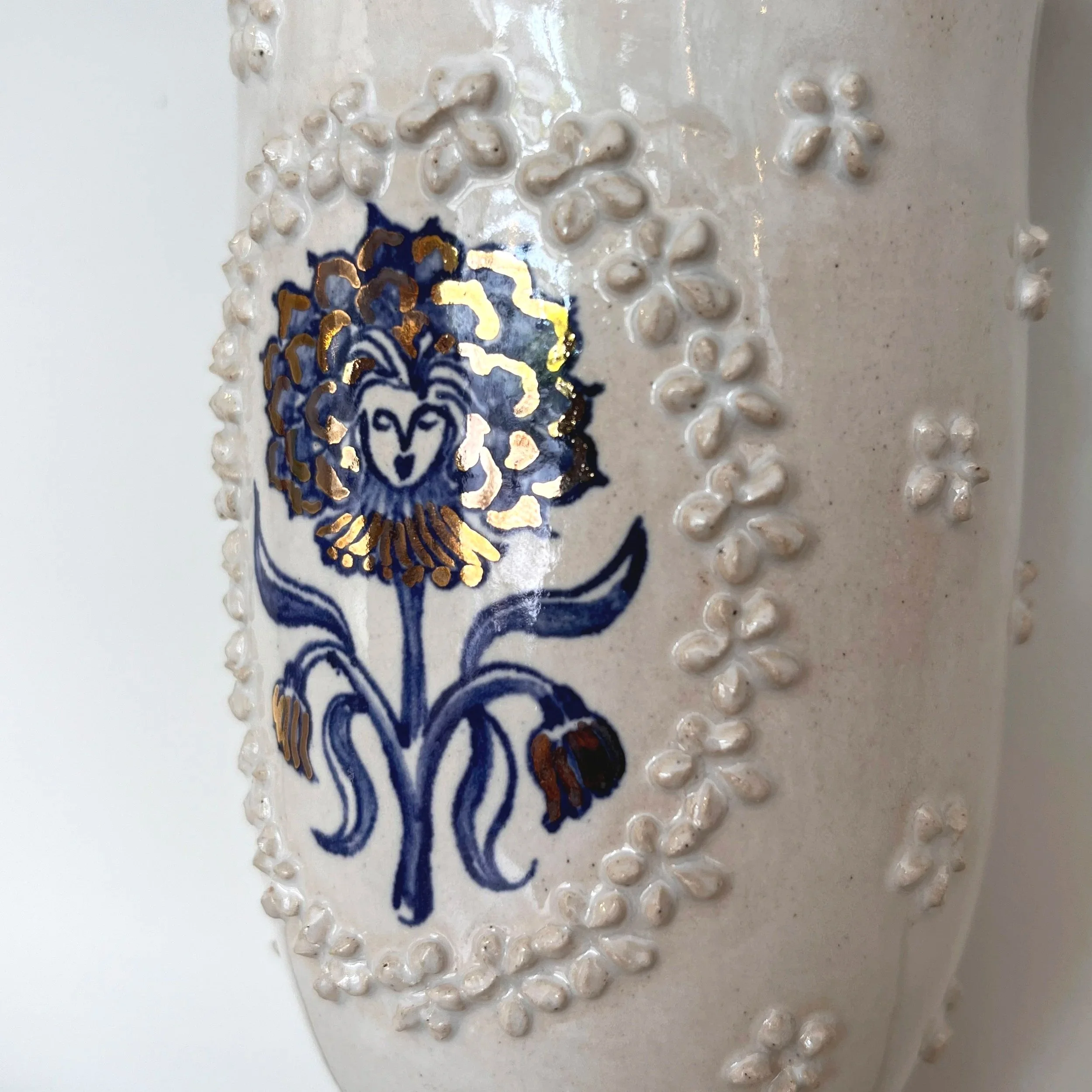 Piped Bell Vase