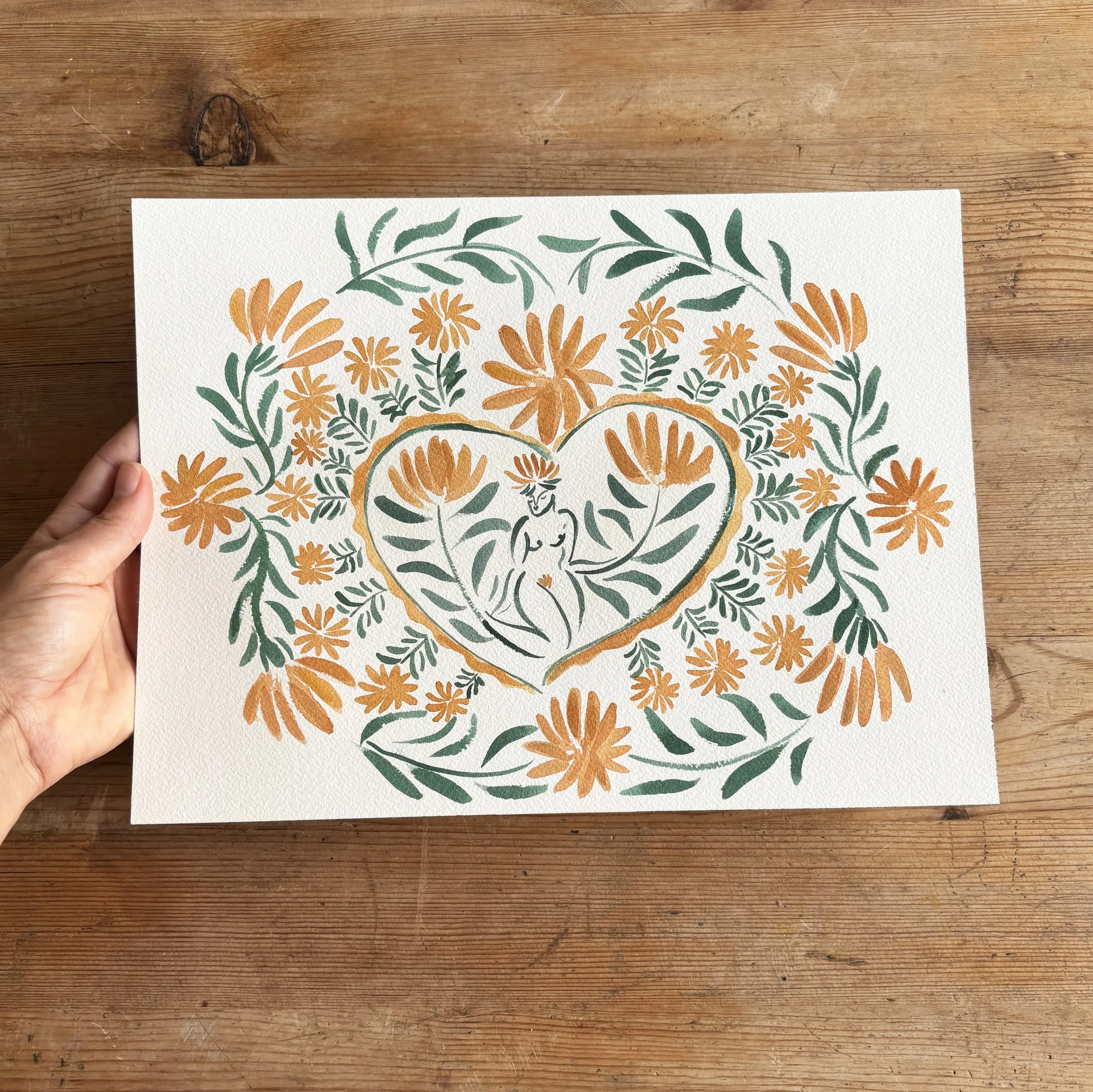 Caltha Original Painting