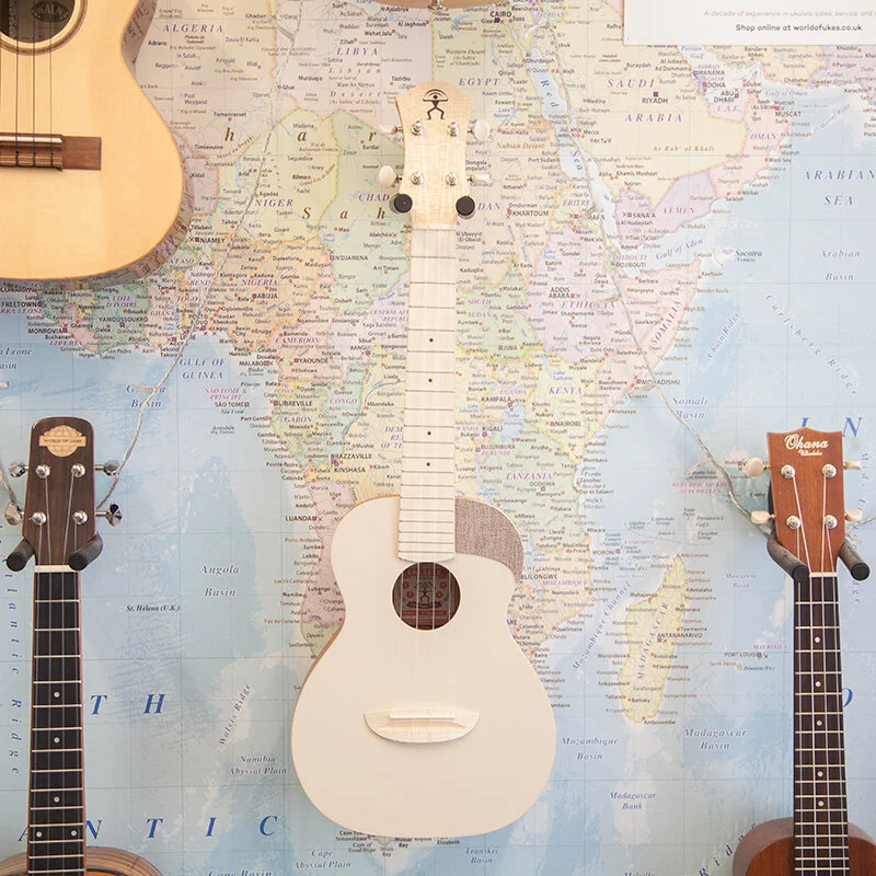 aNueNue UC10-AM Almond Milk Solid Top Concert Ukulele