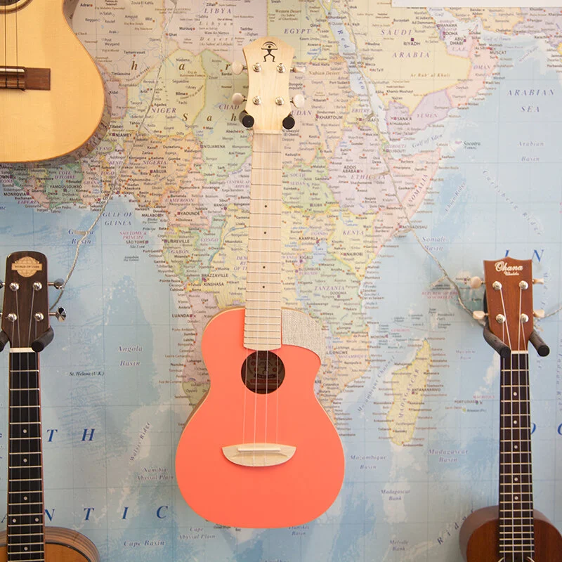 aNueNue UC10-LC Living Coral Solid Top Concert Ukulele