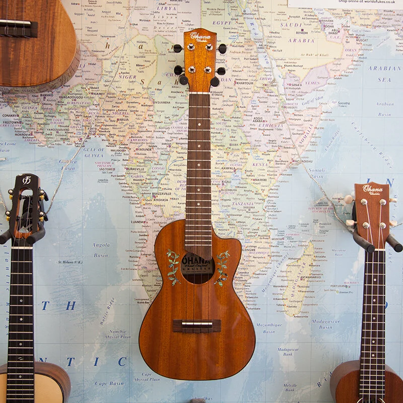Ohana CK-60CG All Solid Mahogany Concert Ukulele
