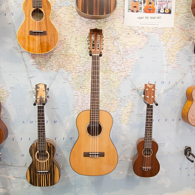 Kala KA-SCAC-B8 Solid Top 8-String Baritone Ukulele