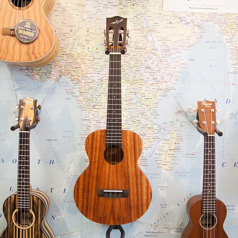Millar Custom All Solid Koa Jumbo Tenor Ukulele - Satin Finish