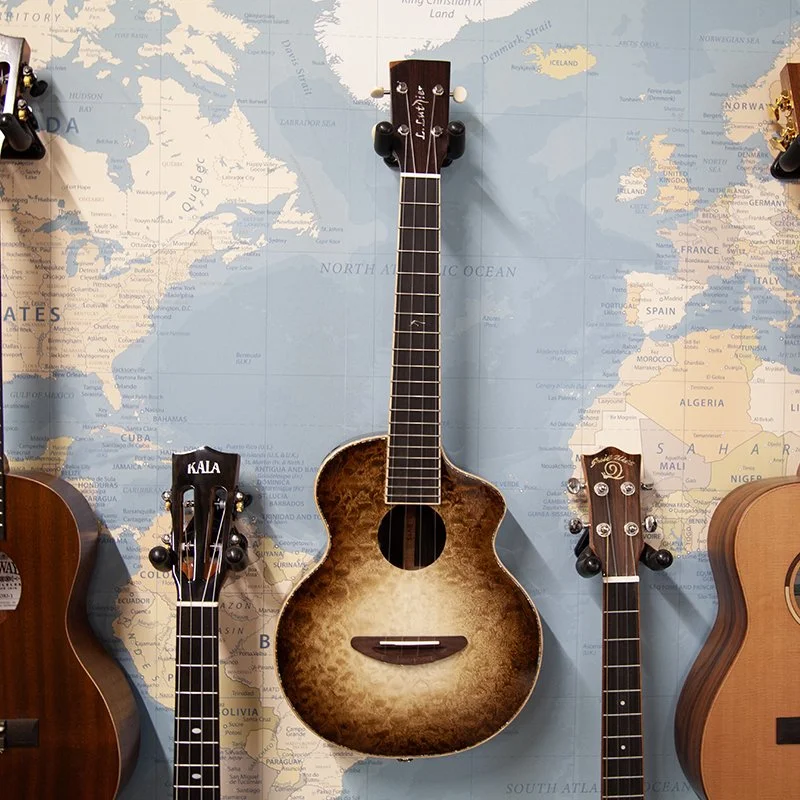 L.Luthier Sand EQ All Solid Cedar, Mahogany & Rosewood Electro Tenor Ukulele