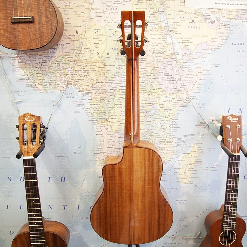 Uluru Lehua IIICX All Solid Koa Acoustic Tenor Ukulele — World of Ukes