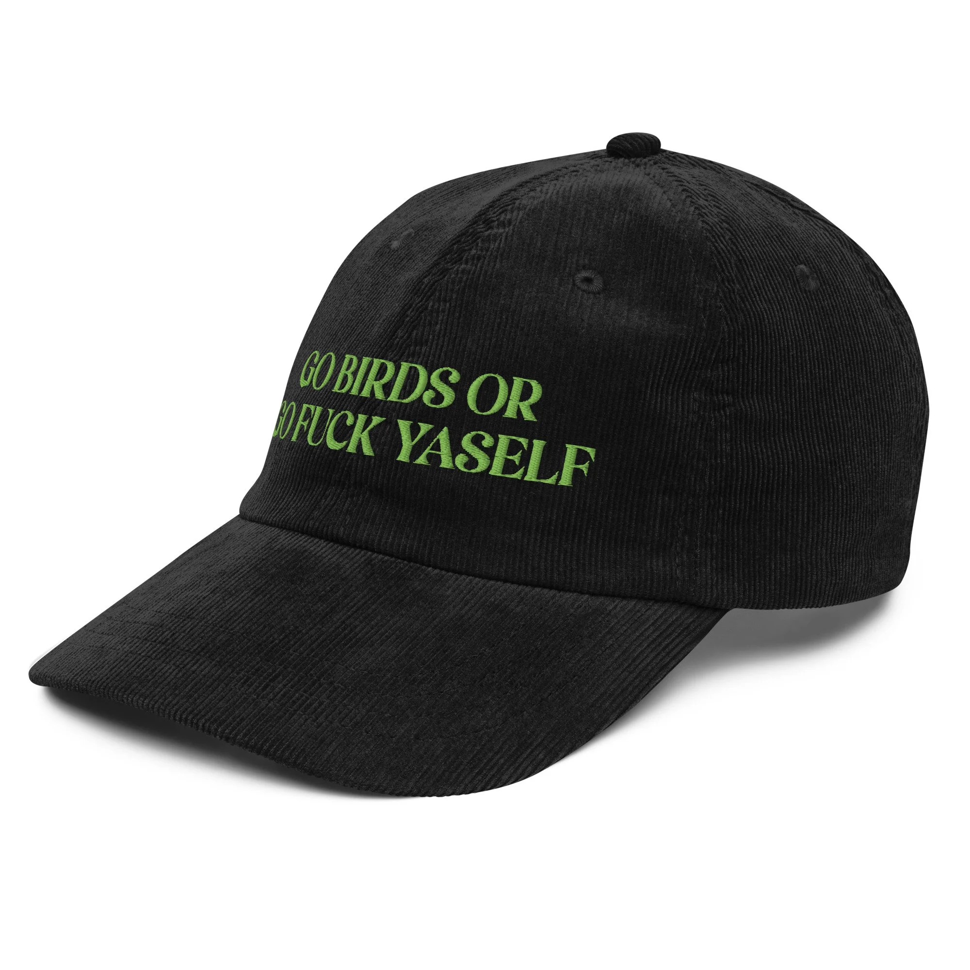 vintage-corduroy-cap-black-left-front-69308a6f90eea.jpg