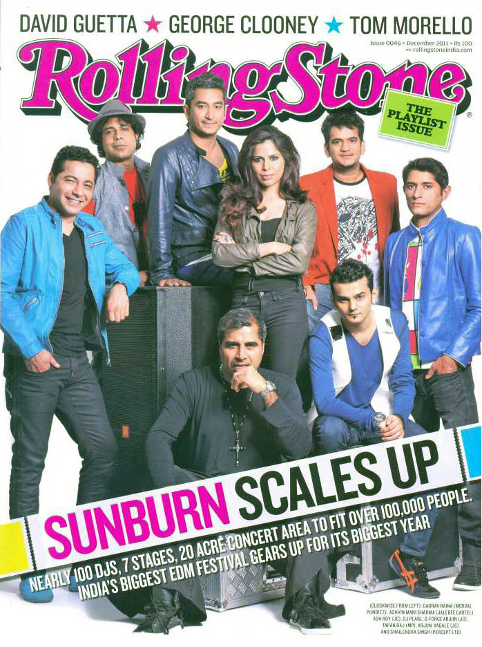 Shailendra Singh on the cover of Rolling Stone India — first non-musician to feature on the cover, December 2011