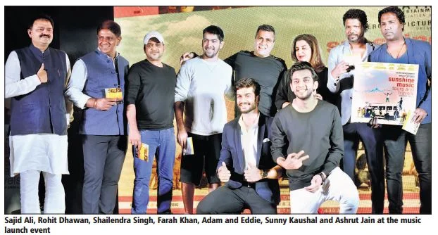Rohit Dhawan and Farah Khan support Shailendra Singh at music launch, TOI 2016