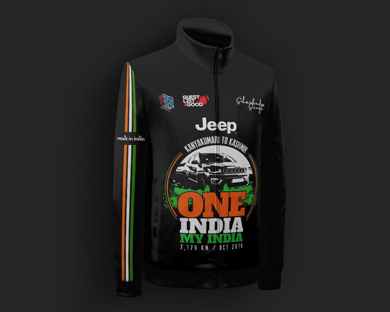 One India shirt front
