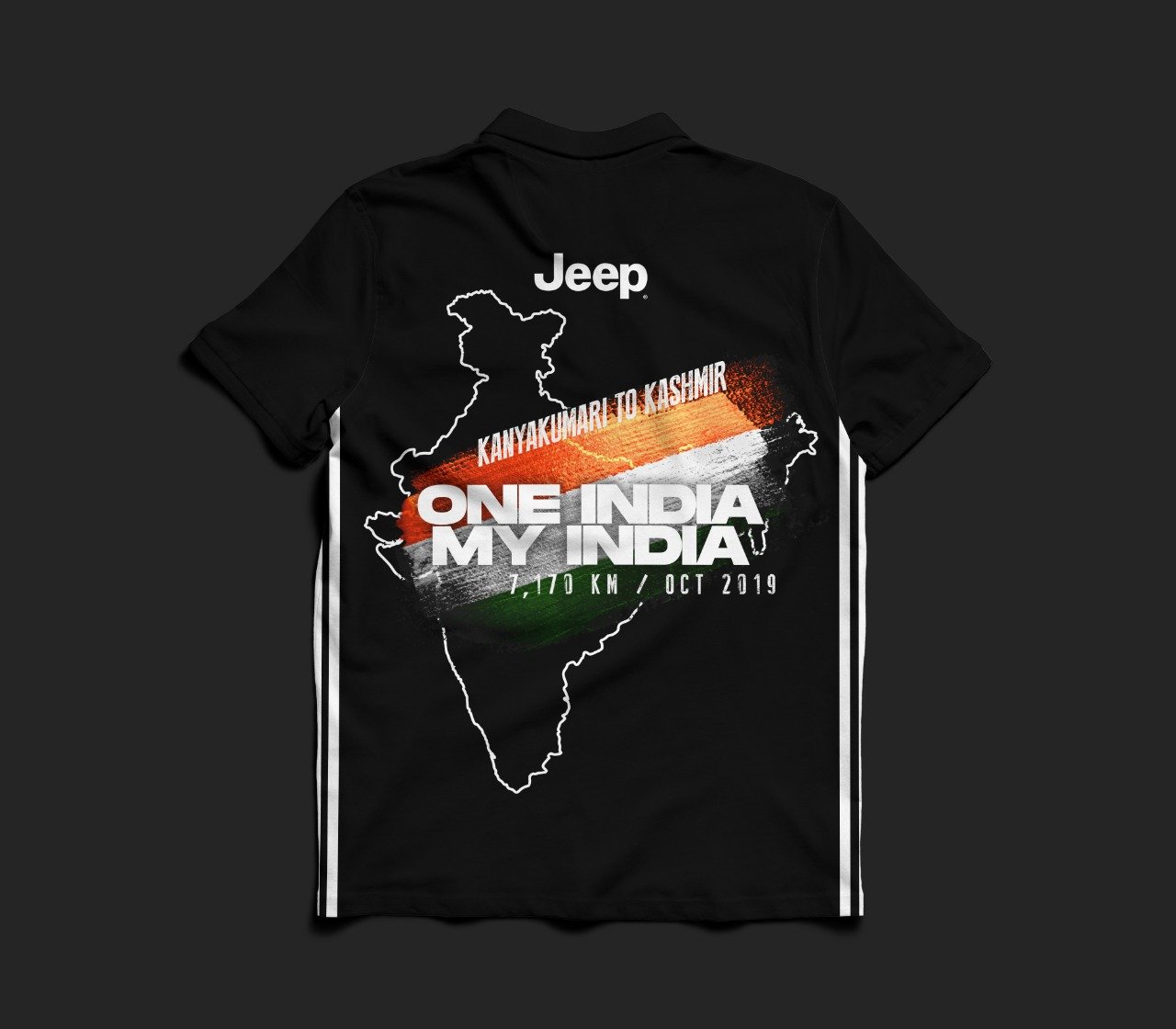 One India shirt back