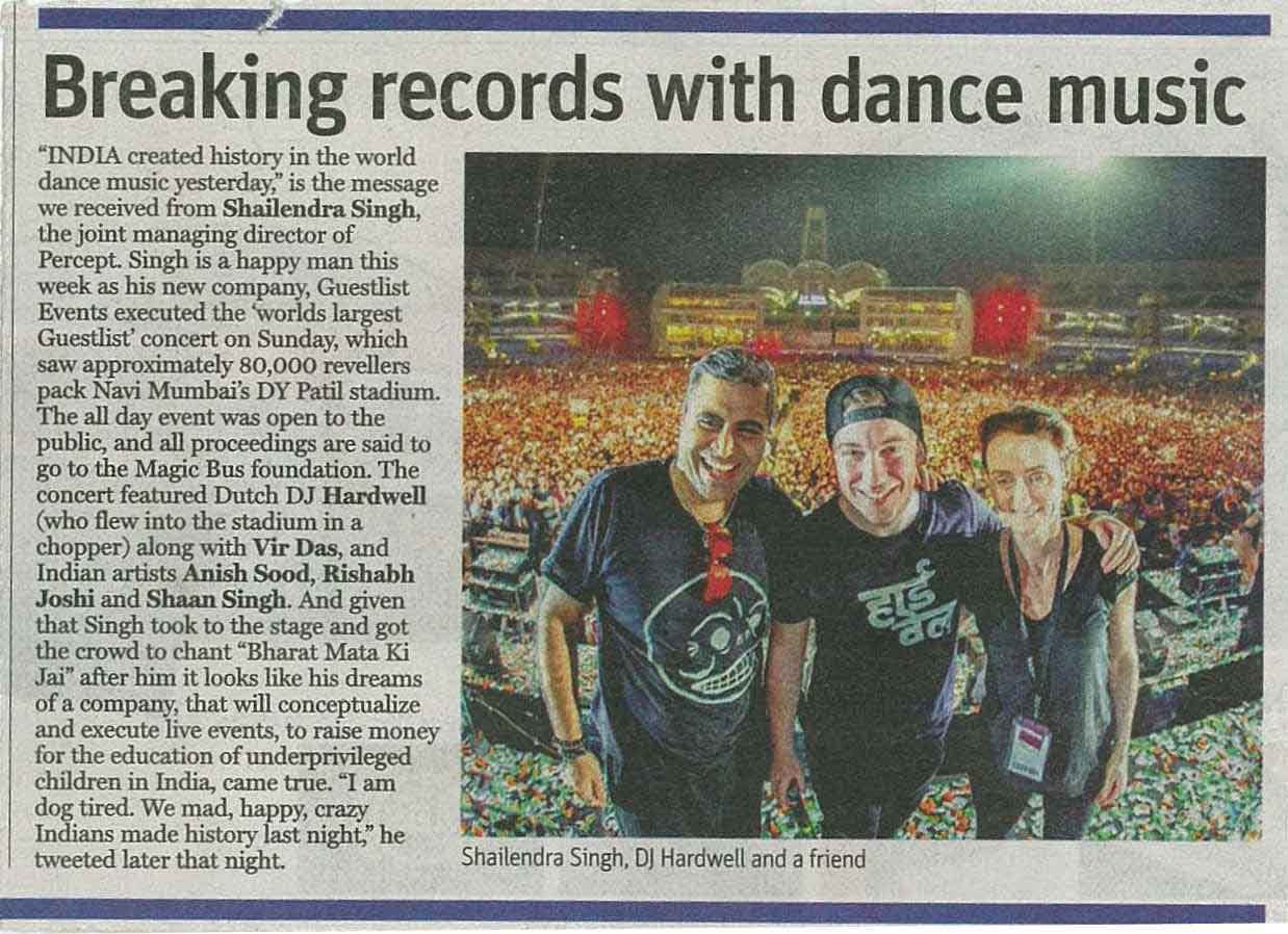 Breaking records with dance musicMidday. 