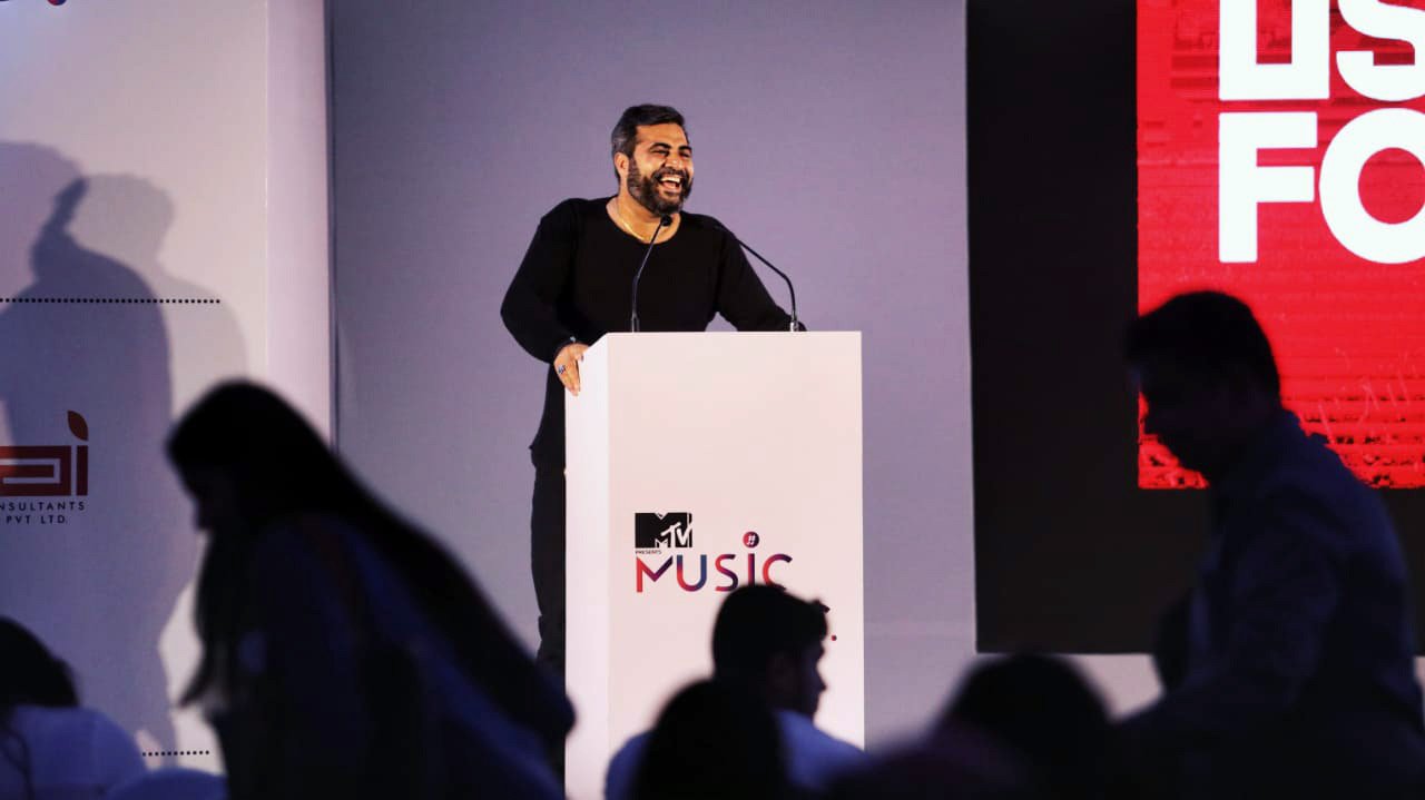 Shailendra Singh keynote at the MTV Music Summit
