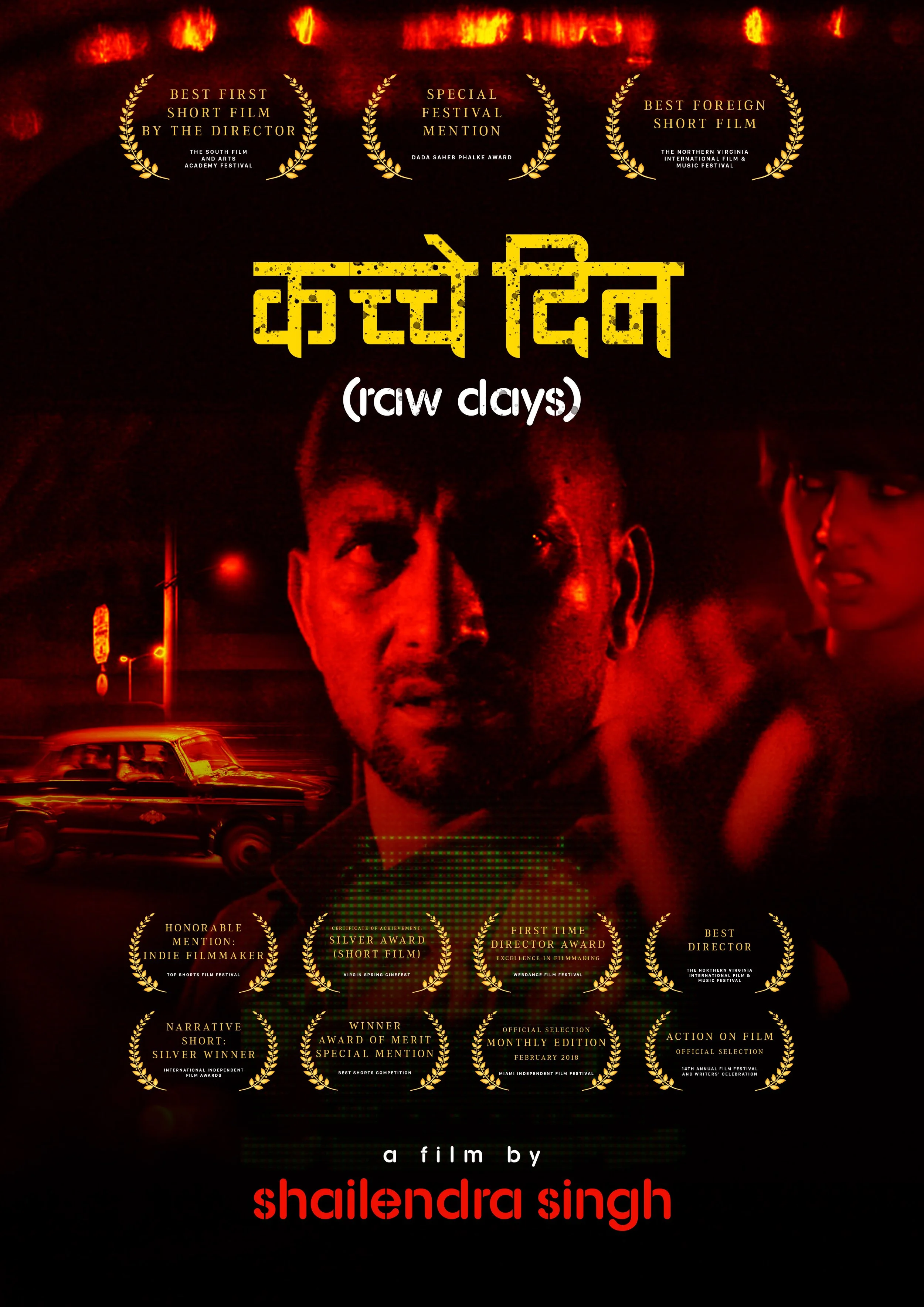 Kacche Din Raw Days 2020 film poster 30 international awards Shailendra Singh