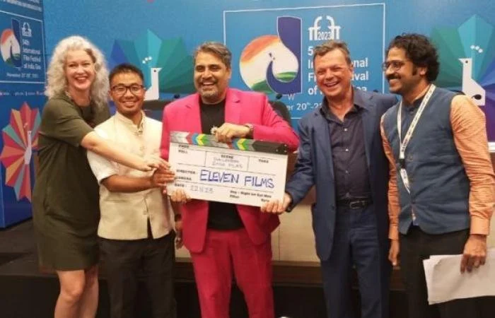 Shailendra Singh and Iain Banner announce eleven new films at the International Film Festival India, Goa 2023