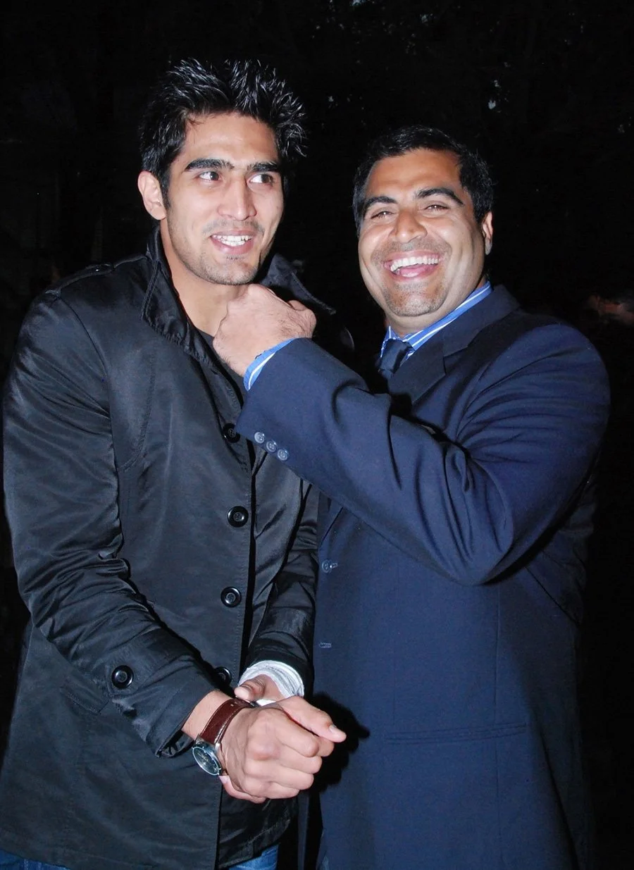 Olympic boxing champion Vijendra Singh represented by Shailendra Singh through Percept D'Mark talent management