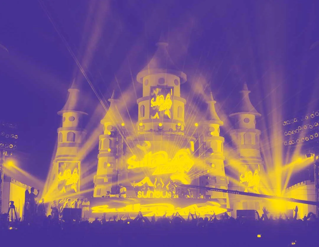 Mainstage, The Castle, with Lasers at Sunburn S4