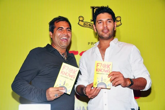 Cricketer Yuvraj Singh at the F?@k Knows book launch at Bombay Gymkhana Mumbai 2013